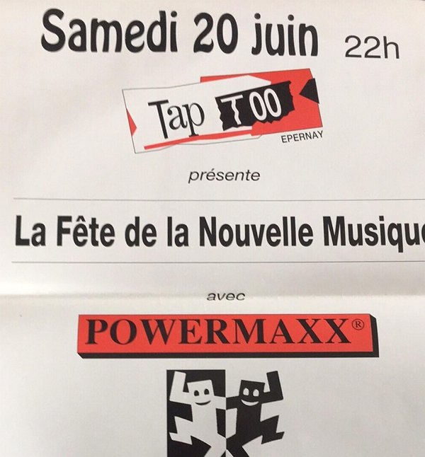 Flyer Tap Too (20 juin 1992)